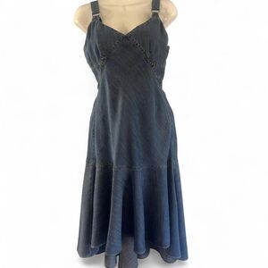 Armani-exchange Women's Blue and Navy Dress